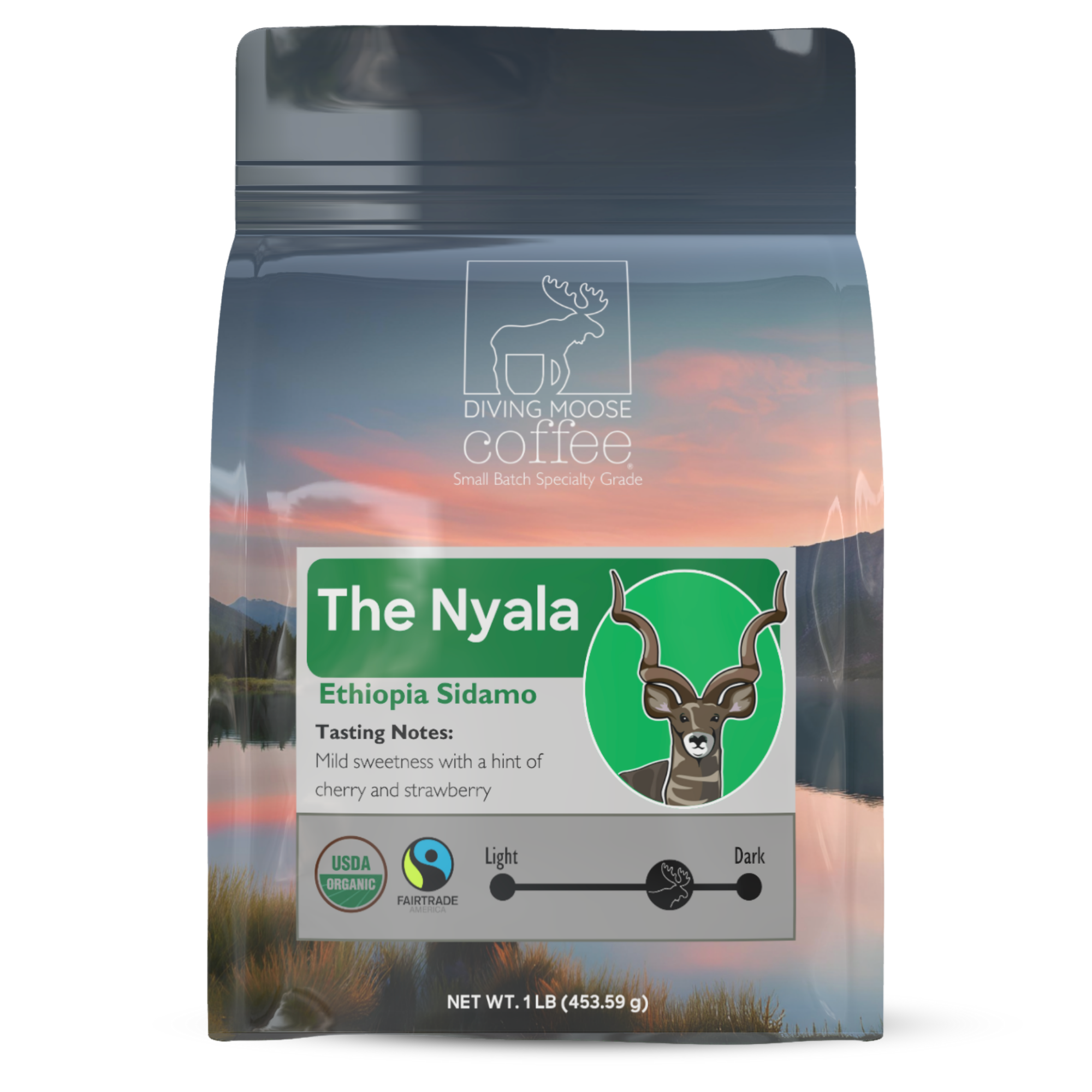 The Nyala - Ethiopia Sidamo Organic Medium-Dark Roast