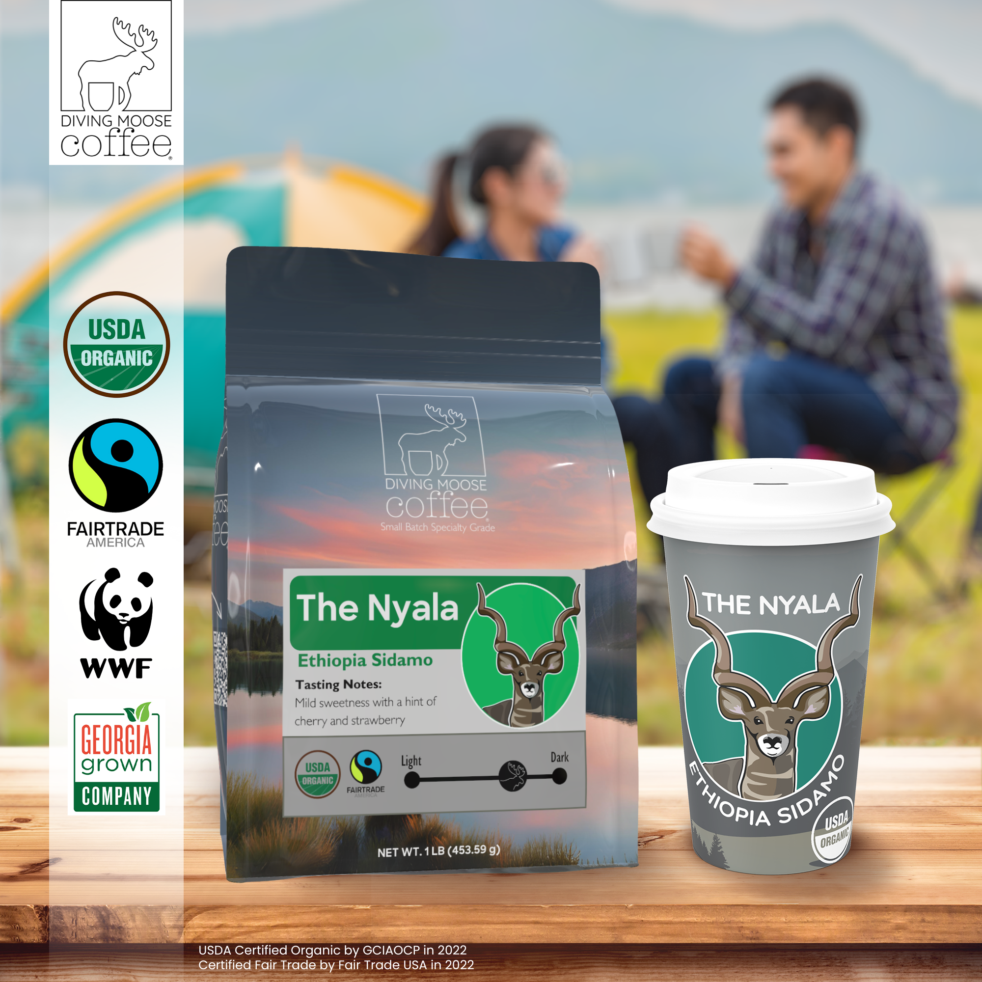 The Nyala - Ethiopia Sidamo Organic Medium-Dark Roast