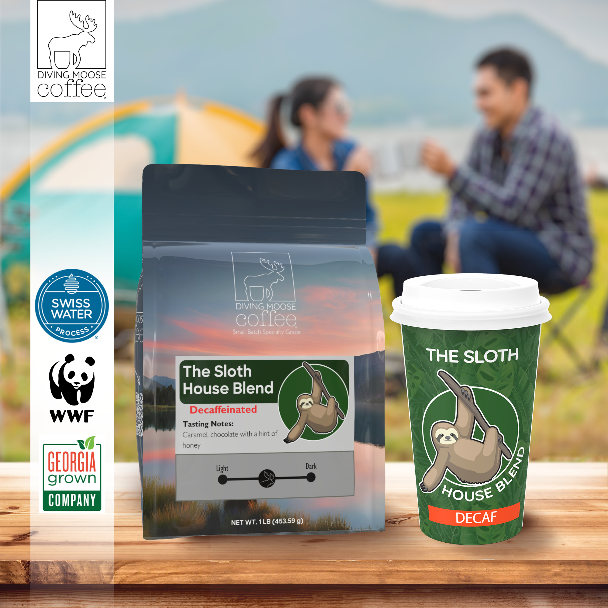 The Sloth - Decaf House Medium-Light Roast Blend