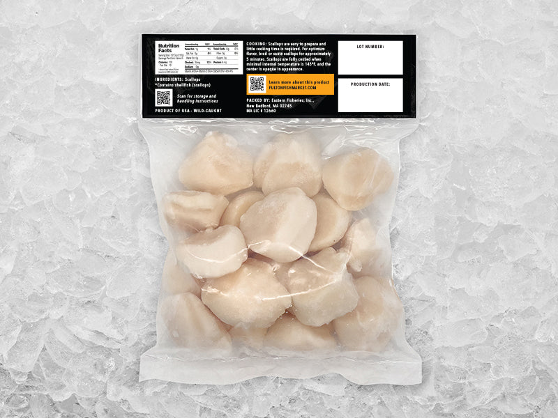 Fulton's Finest Wild Colossal Dry Sea Scallops Stock Up Bundle