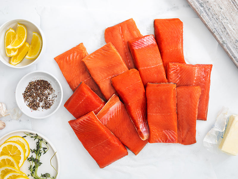 Large Wild Alaska Salmon Bundle, Frozen