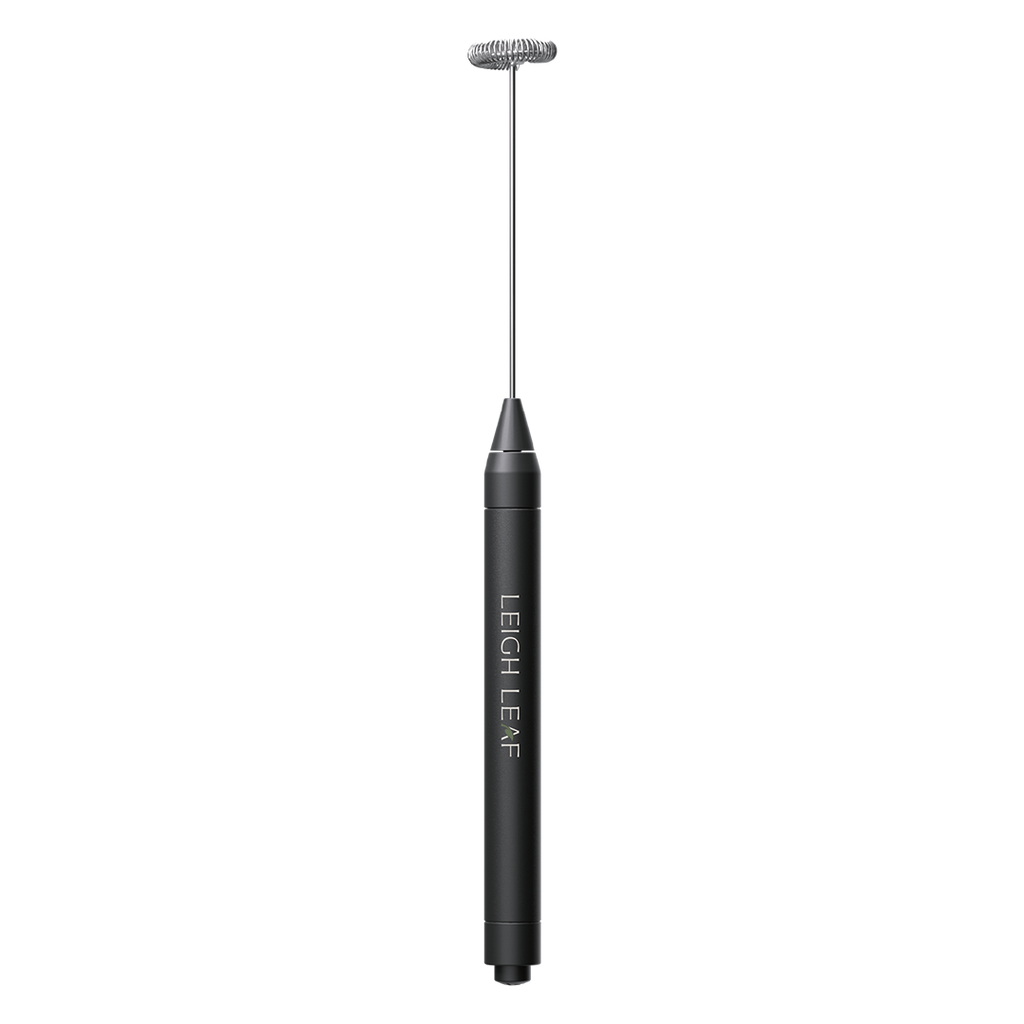 Leigh Leaf Electric Matcha Whisk - High-Quality Stainless Steel Frother for Matcha, Coffee & More