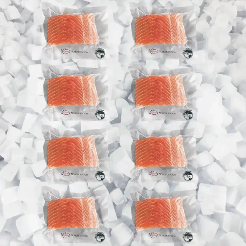 Wild Caught Salmon, Columbia River King Skin On (Bulk Case)