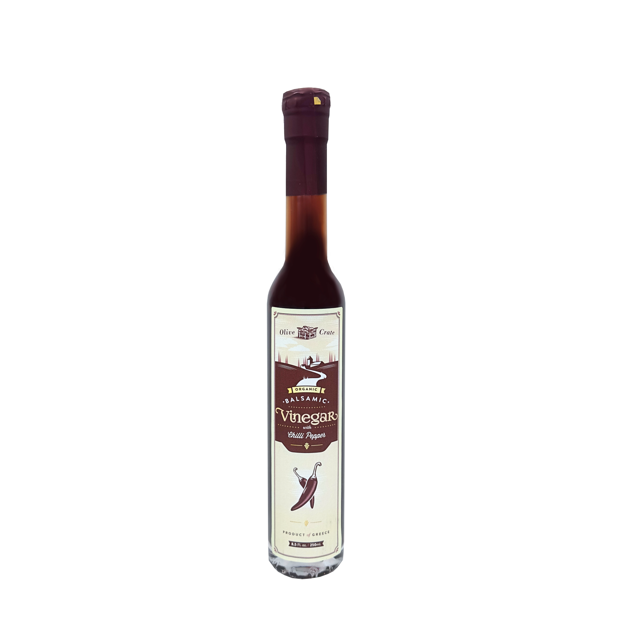 100% Organic Balsamic Vinegar with Chilli Pepper