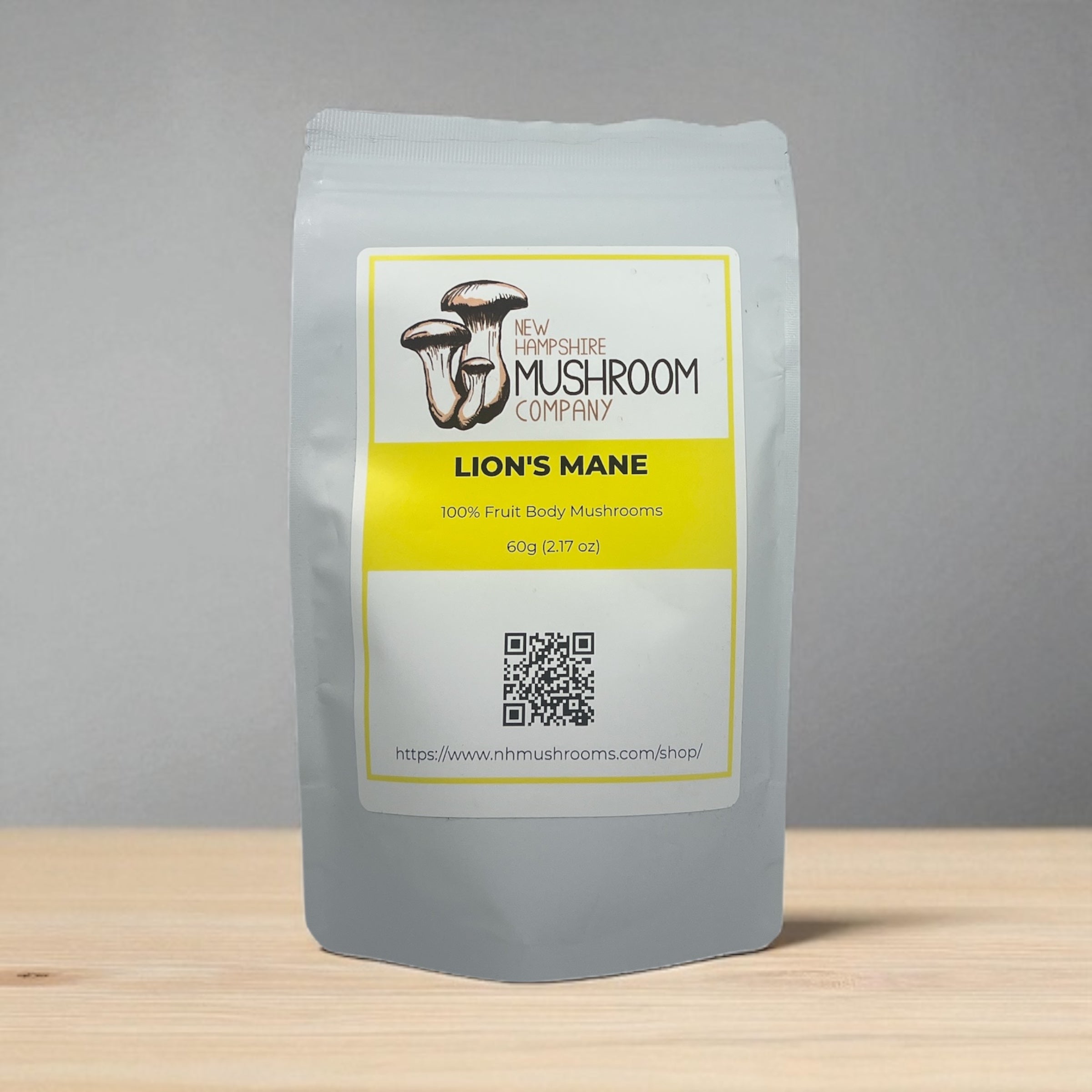 Lion’s Mane Mushroom Powder – 100% Fruiting Body Extract