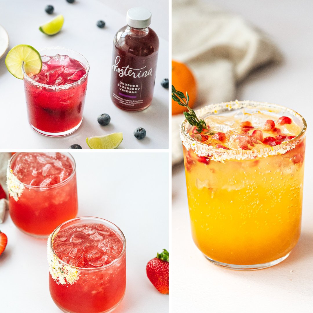 Crushed Fruit Vinegar Trio