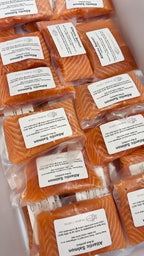 Atlantic Salmon Portions, Skinless (Bulk Case)