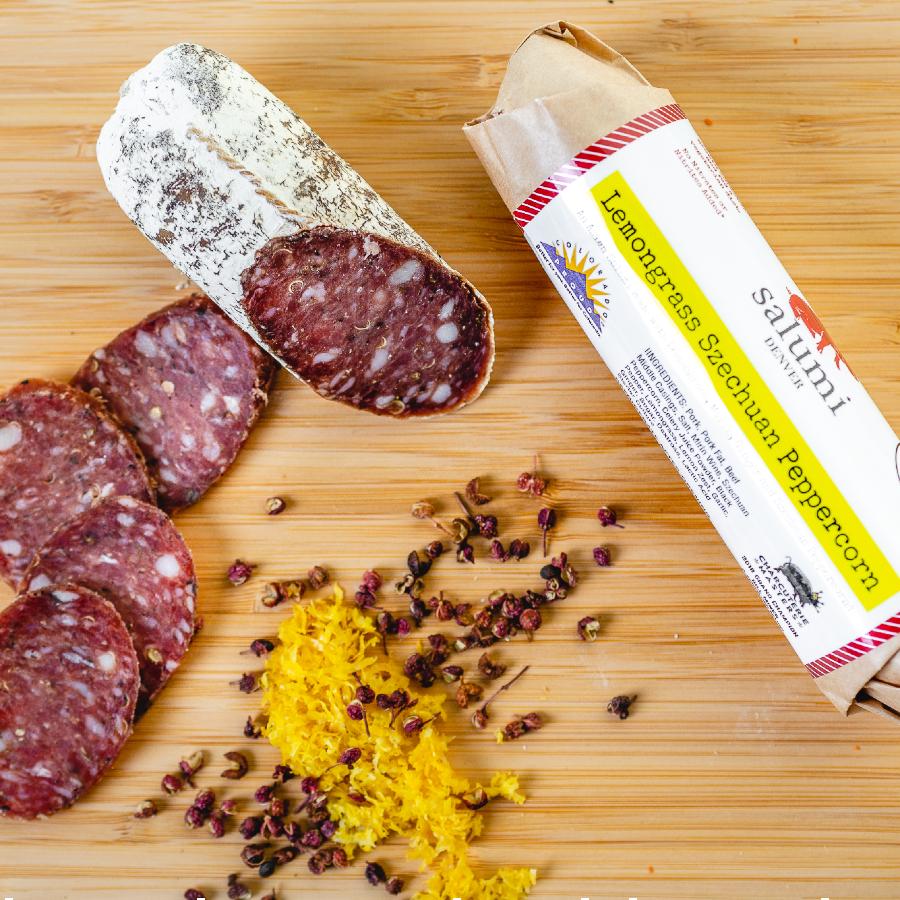 Lemongrass Szechuan Peppercorn Salami