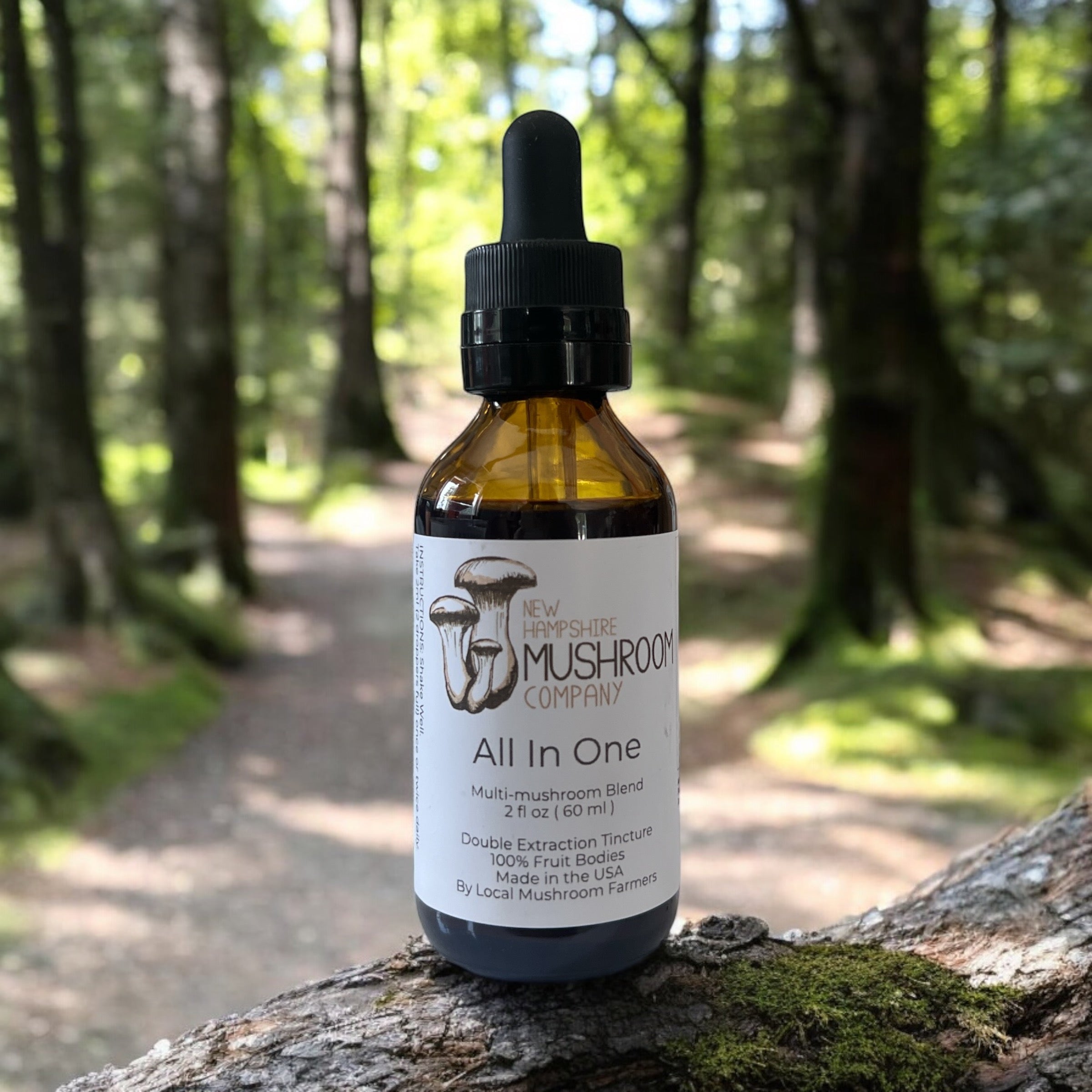 All in One Mushroom Tincture – 7 Mushroom Blend for Daily Support