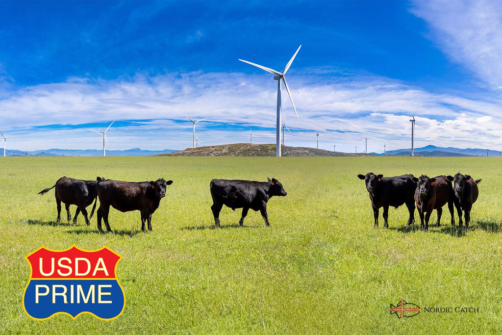 Natural Black Angus Prime Ribeye Steak, Grass Fed (Bulk Case)